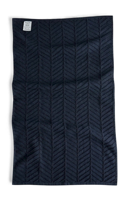 Black Chevron Salon Towel - Pack of 12