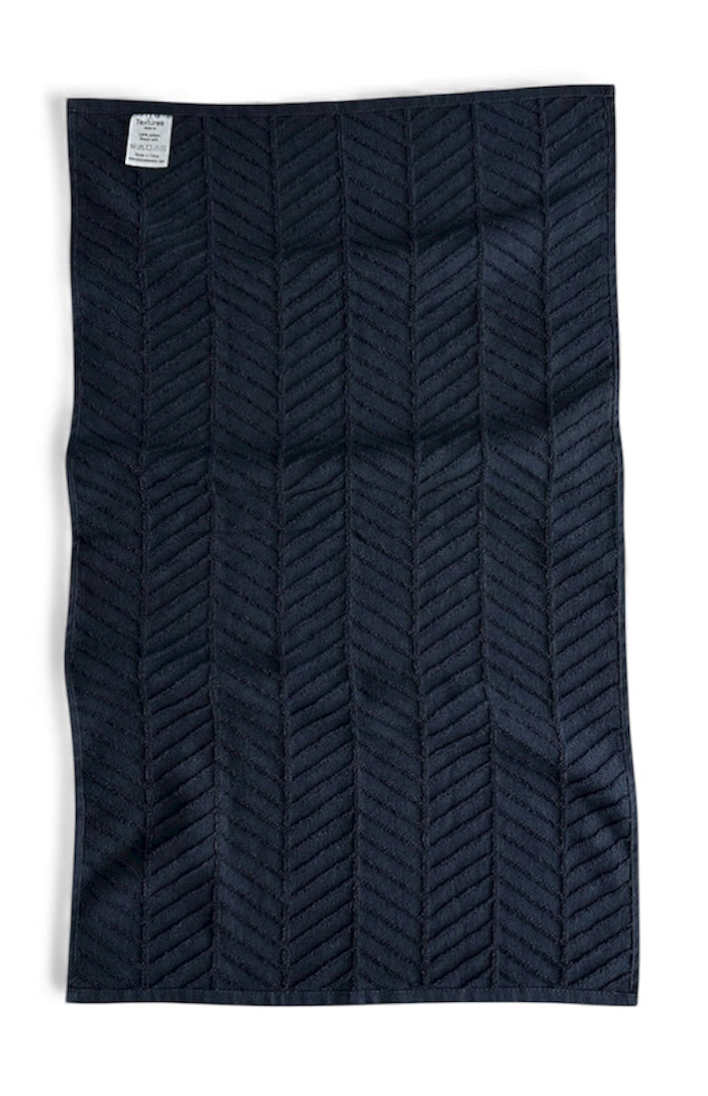 Black Chevron Salon Towel - Pack of 12