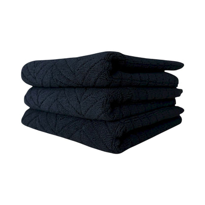 Black Chevron Salon Towel - Pack of 12